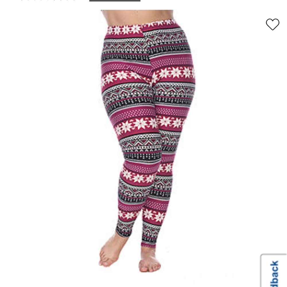 NWT- Patterned leggings